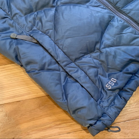 THE NORTH FACE 550 Goose Down Puffer Vest Blue - Picture 5 of 15